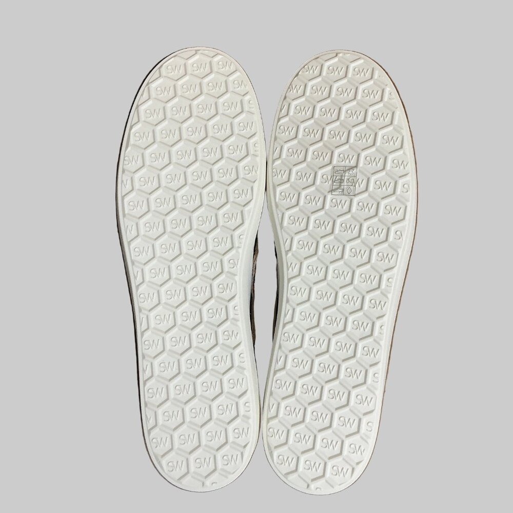 Stuart Weitzman white/animal print Daryl sneakers, size 9, NEW IN BOX! - Picture 5 of 5